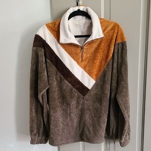 Cozy Colorblock Fleece Sweater